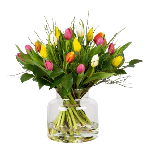 Gemengd tulpenboeket
